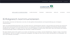 Desktop Screenshot of angewandte-kommunikation.de