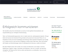 Tablet Screenshot of angewandte-kommunikation.de